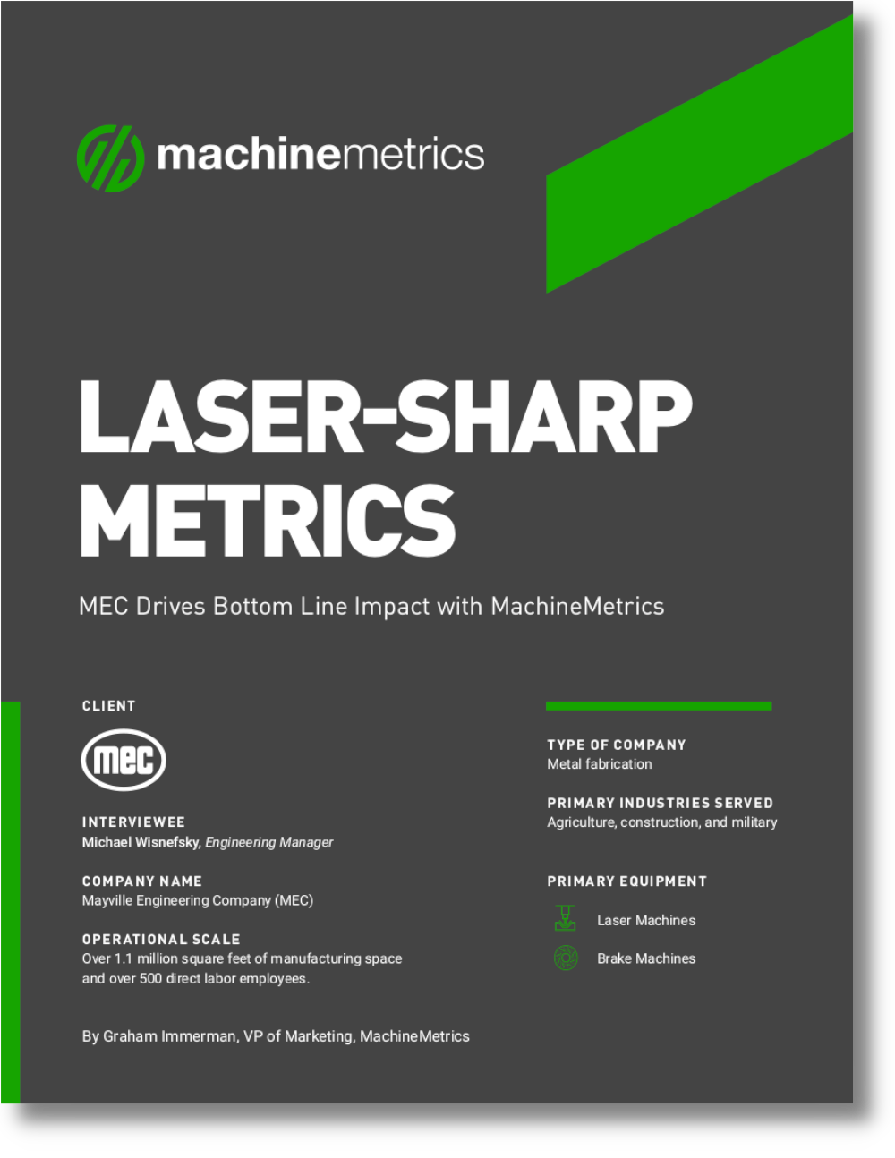 激光尖锐度量：MEC驱动器与MachinineMetrics的底线冲击