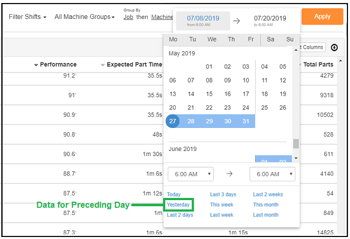 Job_Standard_Optimization_Production_Report-Date_Range_menu.png